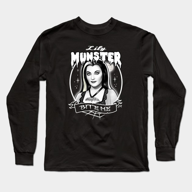 Lily Munster Long Sleeve T-Shirt by Gothic Rose